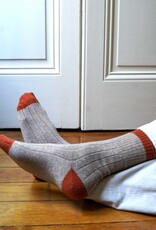 KLUE KLUE, Merino Wool Socks, beige/orange, 36-40