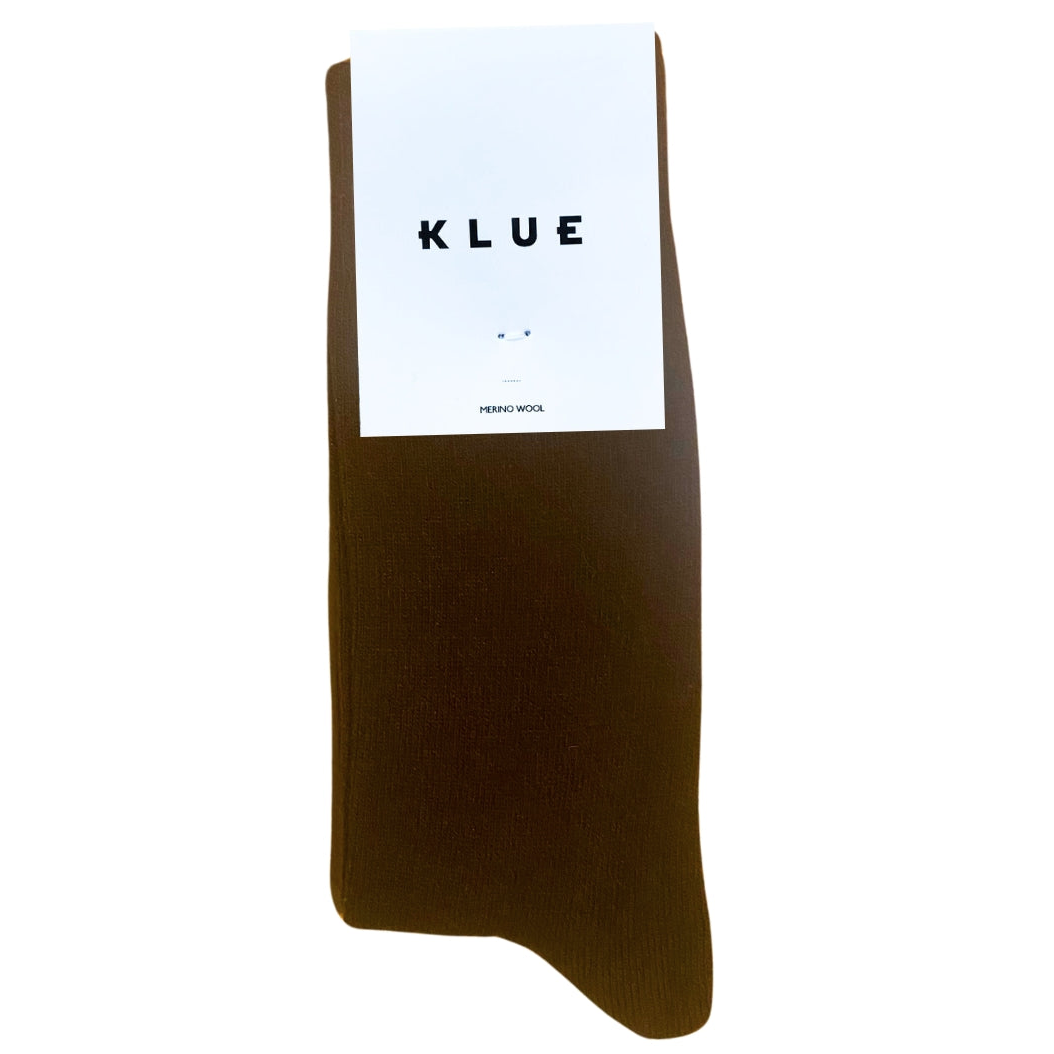 KLUE KLUE, Merino Wool Socks, brown, 41-46