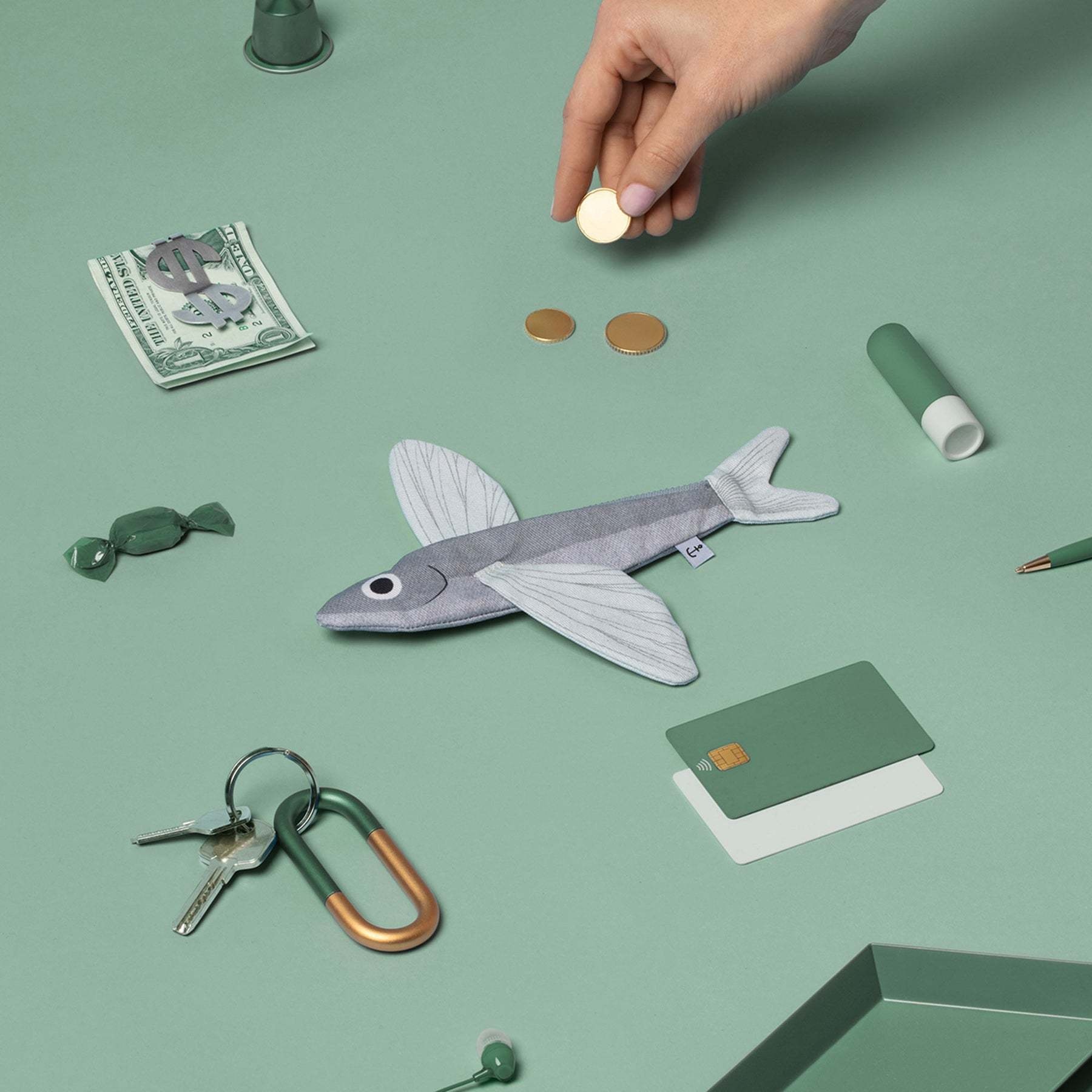 Don Fisher Don Fisher, Flying Fish Keychain