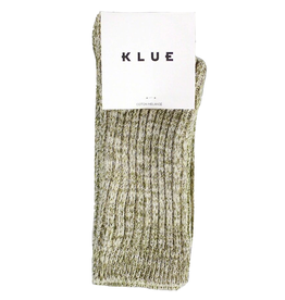 KLUE KLUE, Structured Cotton Socks, green, 36-40