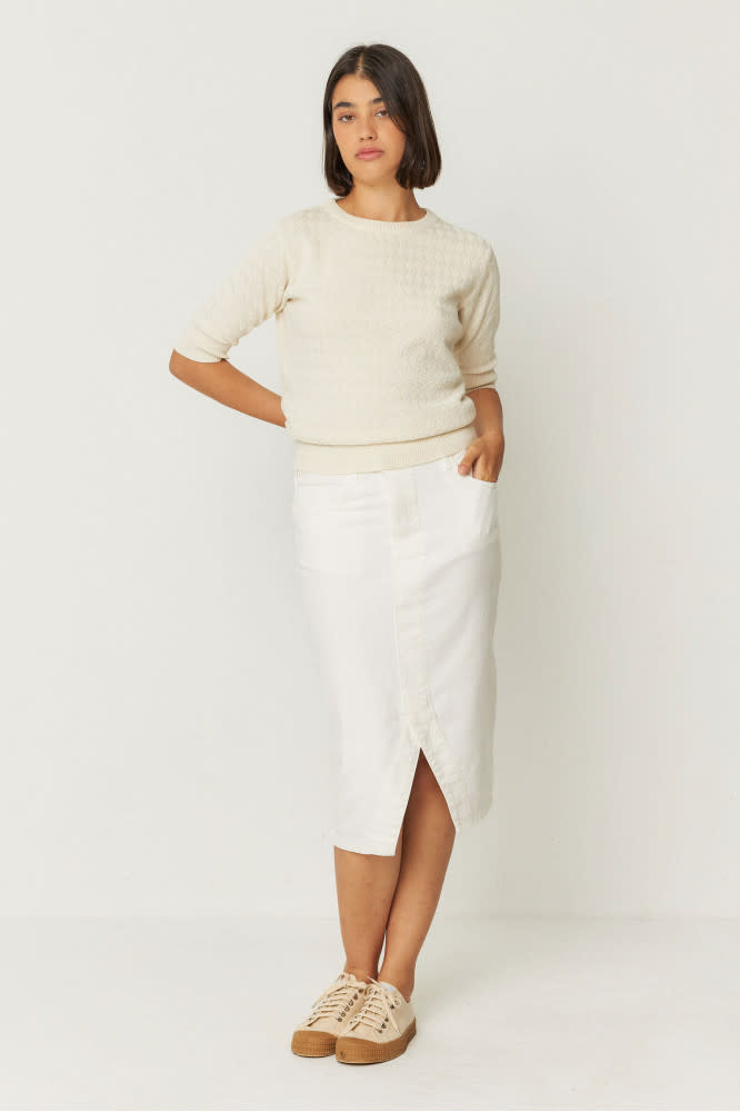 Skunkfunk Skfk, Muike Sweater, cream, M (40)