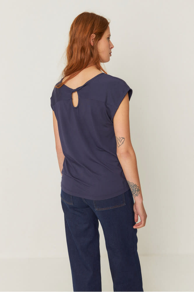 Skunkfunk Skfk, Zur-4 T-Shirt, navy violet, L (42)