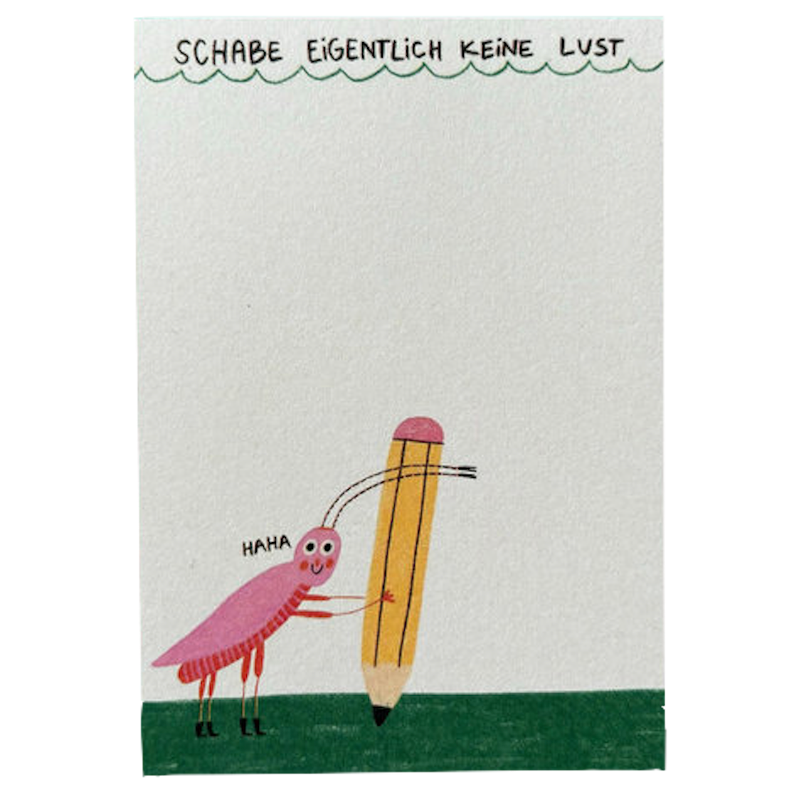 Slinga Slinga, Block, Schabe Keine Lust