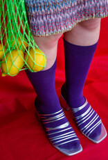 KLUE KLUE, Organic Solid Socks, purple, 36-40