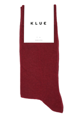KLUE KLUE, Organic Solid Socks, bordeaux, 36-40