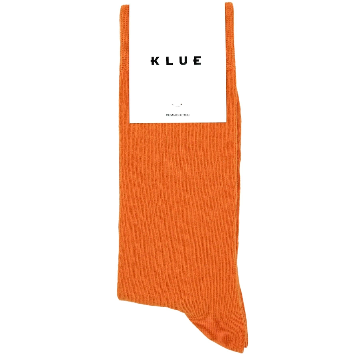 KLUE KLUE, Organic Solid Socks, orange, 36-40