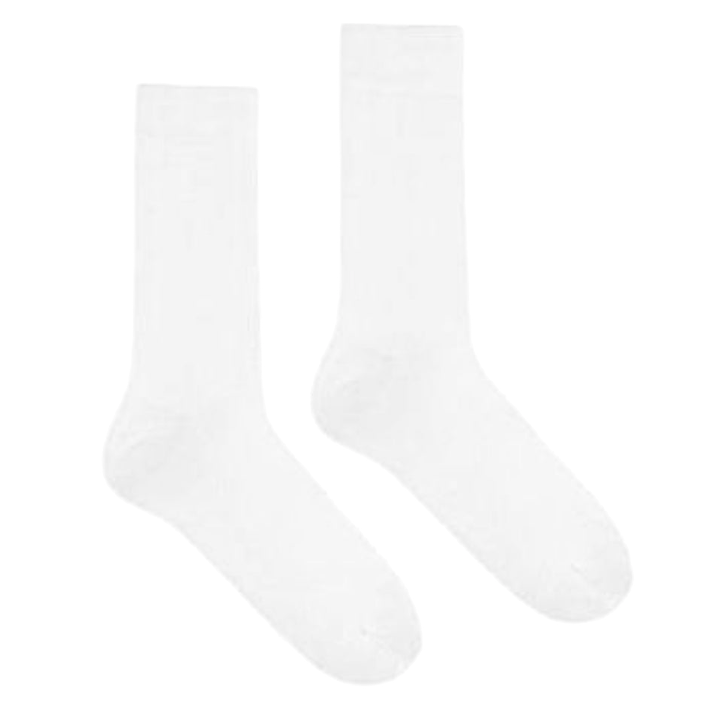 KLUE KLUE, Organic Solid Socks, white, 41-46