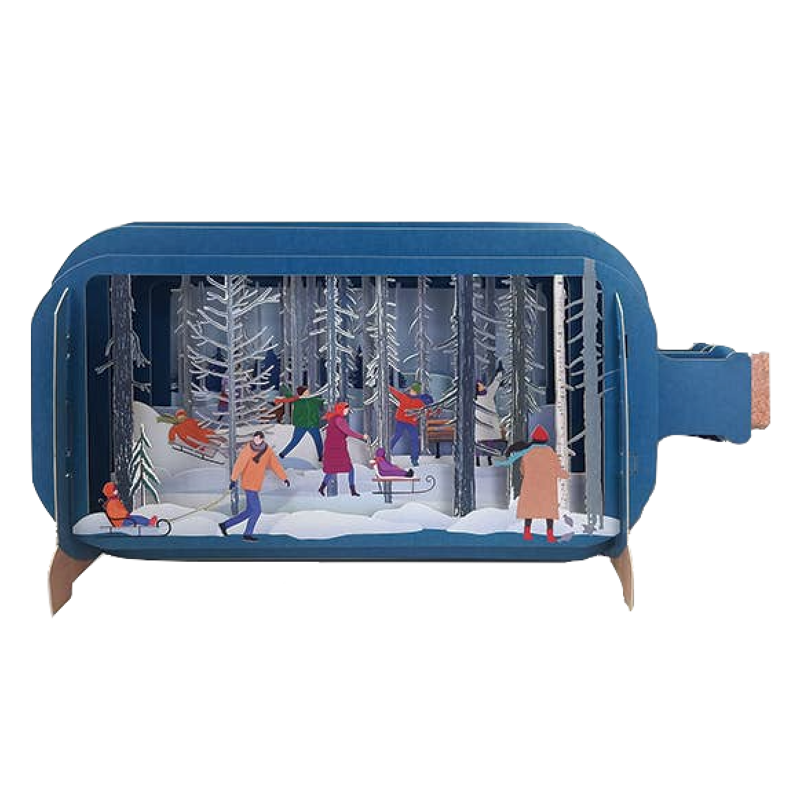 Alljoy Alljoy, Message in a Bottle, winter forest