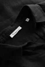 KnowledgeCotton Apparel KnowledgeCotton, Organic Linen Dress, black jet, L