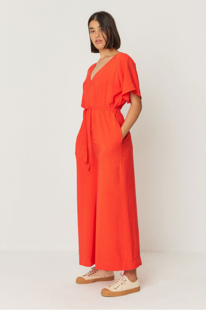 Skunkfunk Skfk, Kaie Jumpsuit, red tile, L (42)