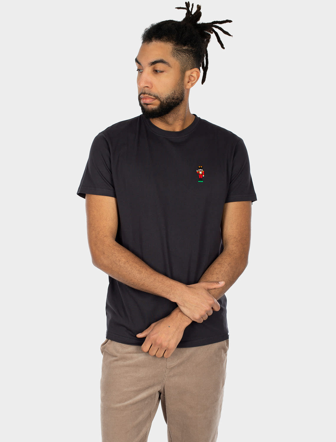 Iriedaily Iriedaily, Nutcrax Emb Tee, coal, M