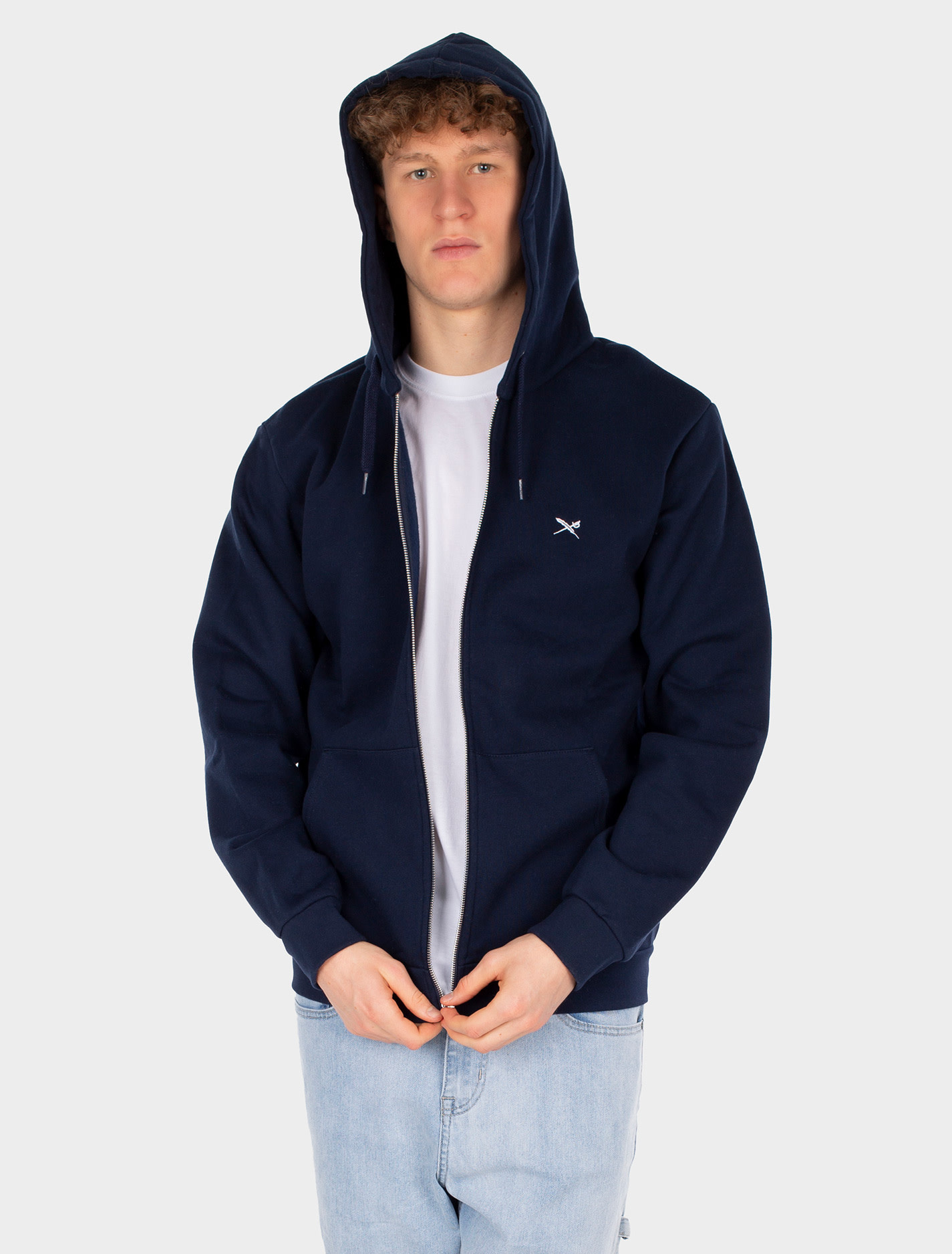 Iriedaily Iriedaily, Mini Flag 2 Zip Hood, midnight, S