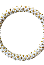 Maison Kizo Maison Kizo, Bracelet Népalais, blanc/or
