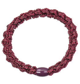 BonDep BonDep, Haargummi Lace, dark bordeaux glitter