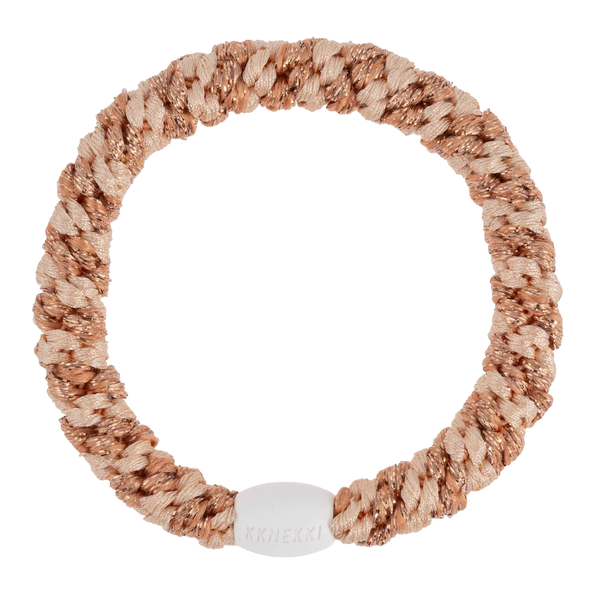 BonDep BonDep, Haargummi, rosegold glitter powder stripe