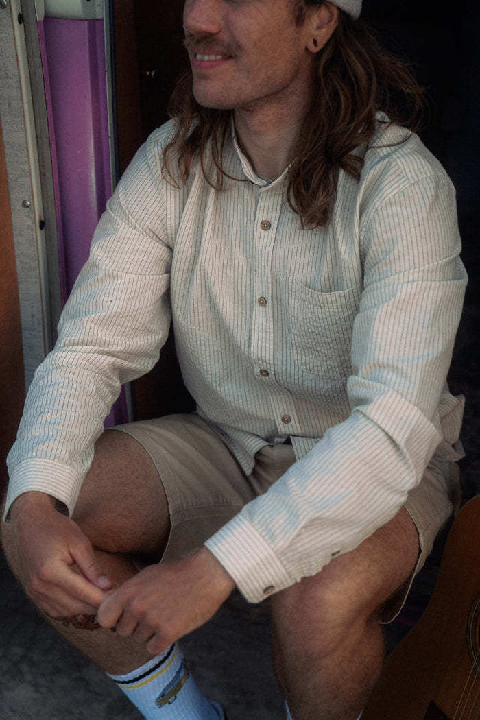 Lakor Lakor, Linus Light Shirt, offwhite, L