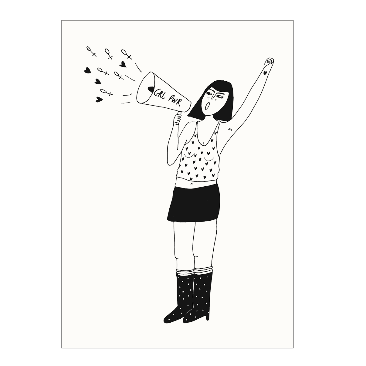 helen b helen b, Postkarte, power to all women