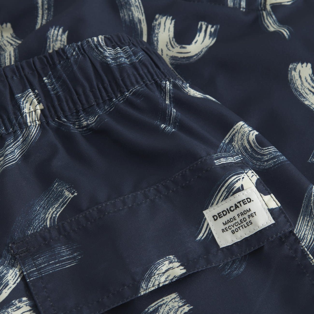 Dedicated Dedicated, Sandhamn Brushed Waves, navy, XL