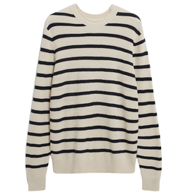 Armedangels Armedangels, Ajaani Lino Stripes, raw white-black, XL