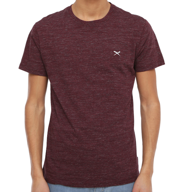 Iriedaily Iriedaily, Chamisso Tee, maroon mel, L