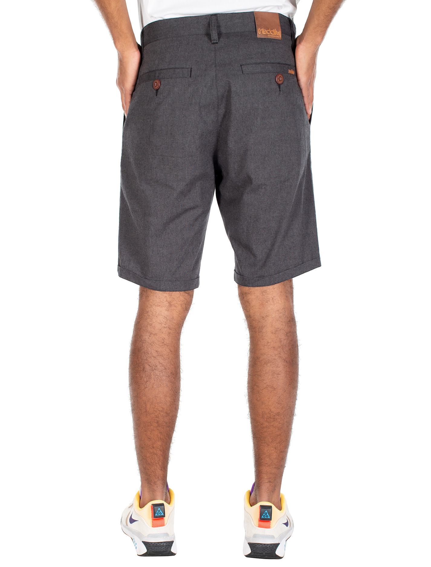 Iriedaily Iriedaily, Golfer Chambray Short, anthra mel, XL (33)