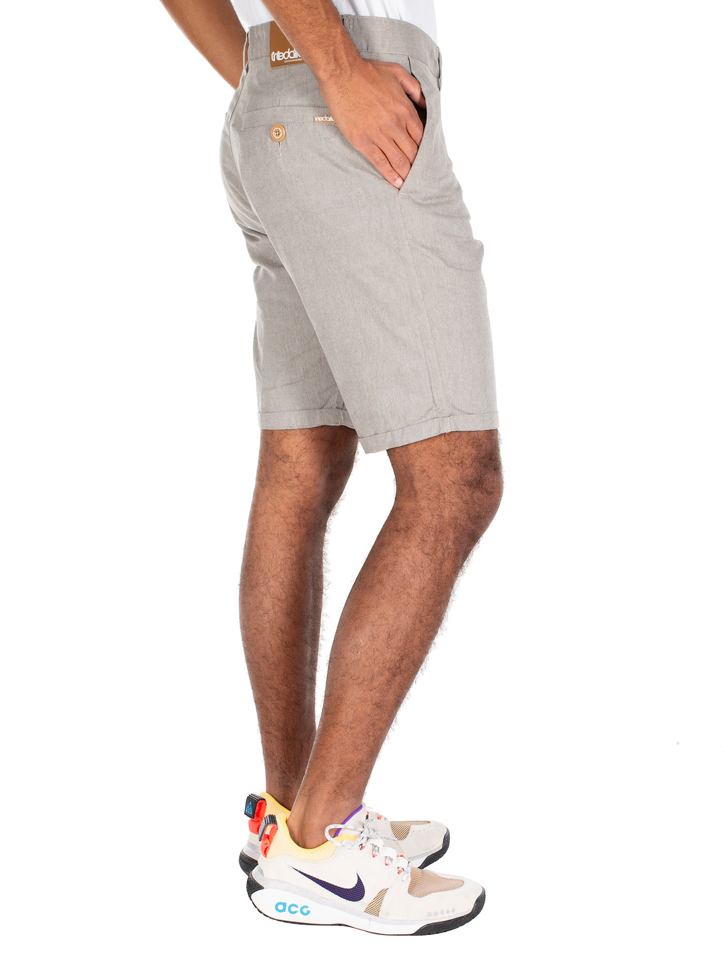 Iriedaily Iriedaily, Golfer Chambray Short, olivegrey, XS (28)