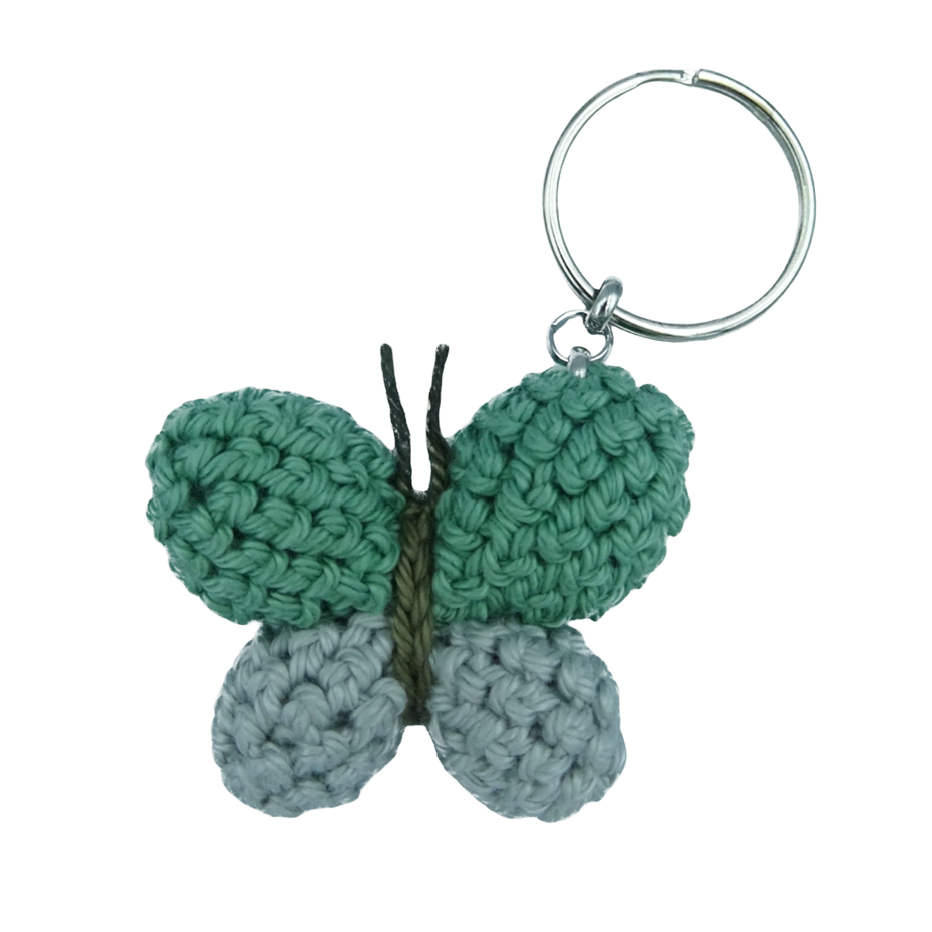 Knuffelsenzo Knuffelsenzo, Schlüsselanhänger, Schmetterling grün