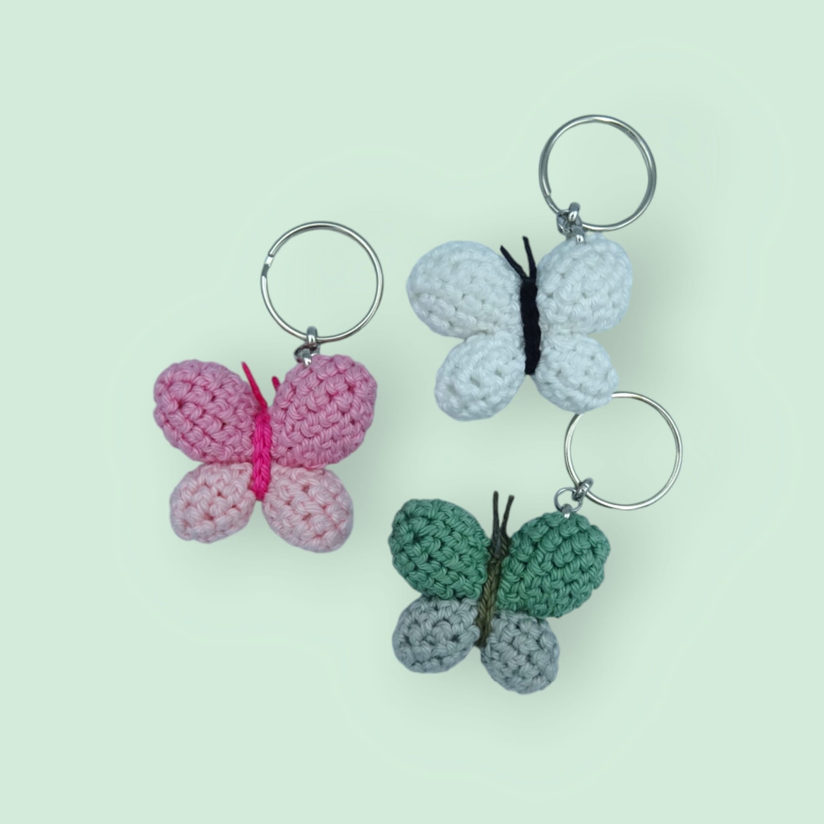 Knuffelsenzo Knuffelsenzo, Schlüsselanhänger, Schmetterling grün