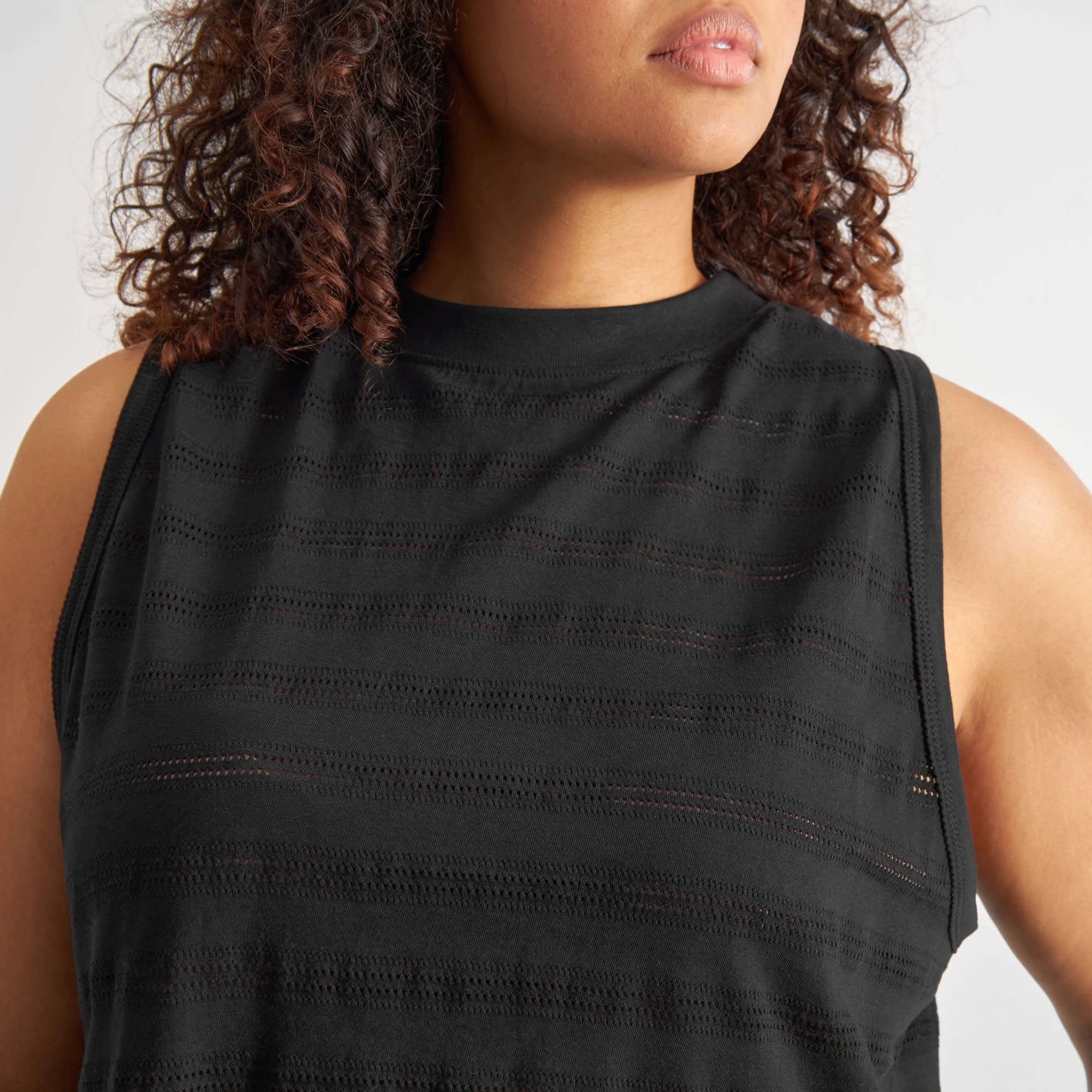 Dedicated Dedicated, Namsos Lace Top, black, XS