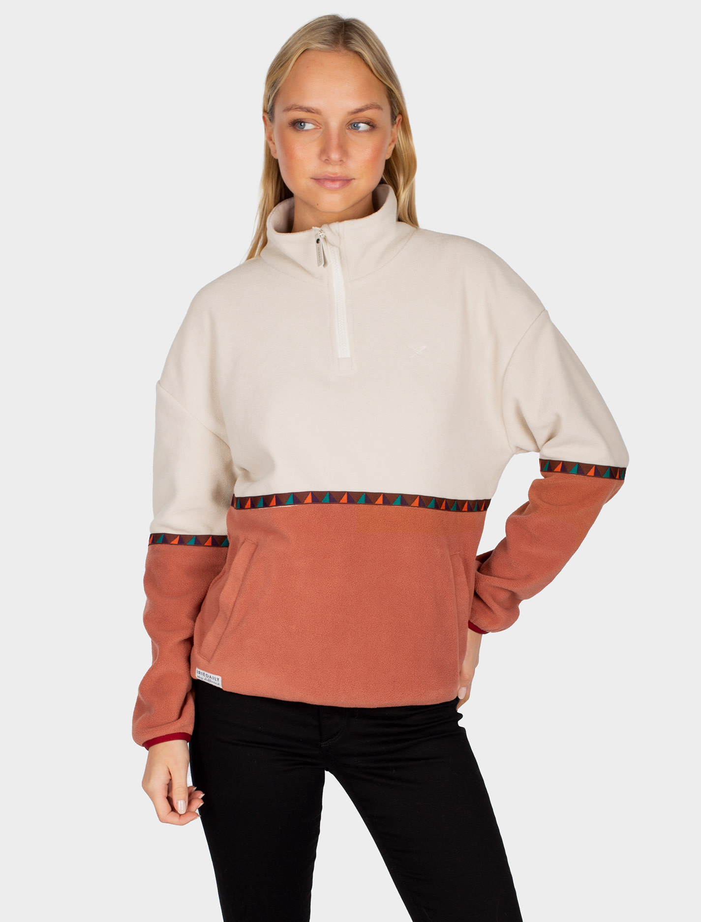Iriedaily Iriedaily, Holina Fleece Troyer, cedar wood, L