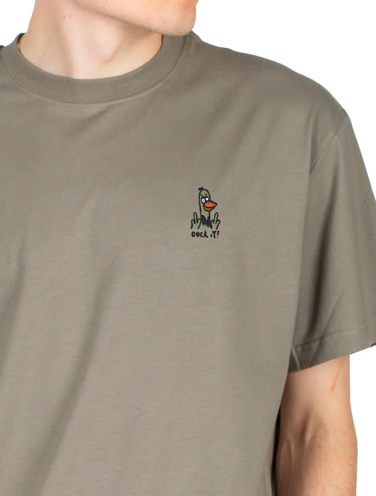 Iriedaily Iriedaily, What The Duck Tee, smokey olive, L