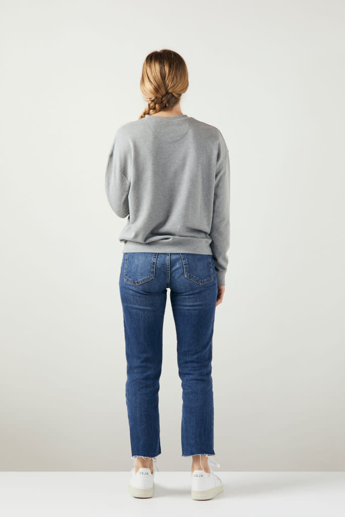 ZRCL ZRCL, Basic Sweater, stone grey, S