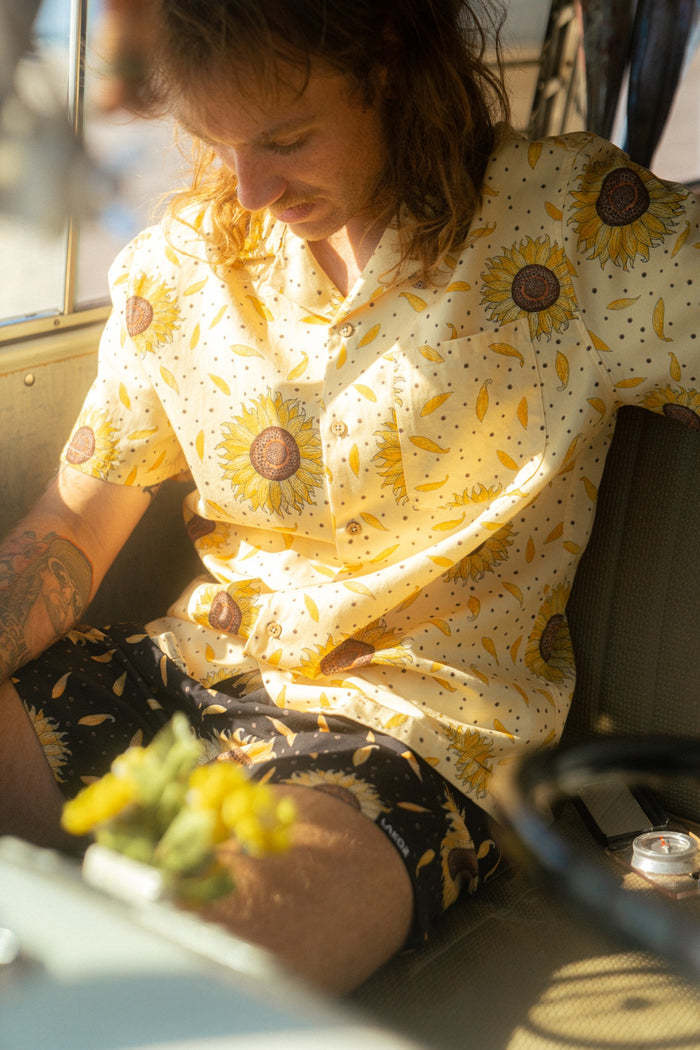 Lakor Lakor, Sunflower Swim Shorts, moonless night, S (30)