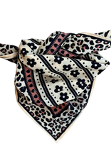 Love Explorers Love Explorers, Leopard Scarf - My Little Essential, flower pink
