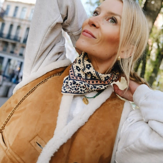Love Explorers Love Explorers, Leopard Scarf - My Little Essential, flower pink