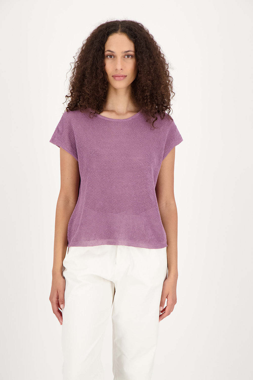 Les Racines du Ciel Les Racines du Ciel, Ella Sleeveless Sweater, lavander, S