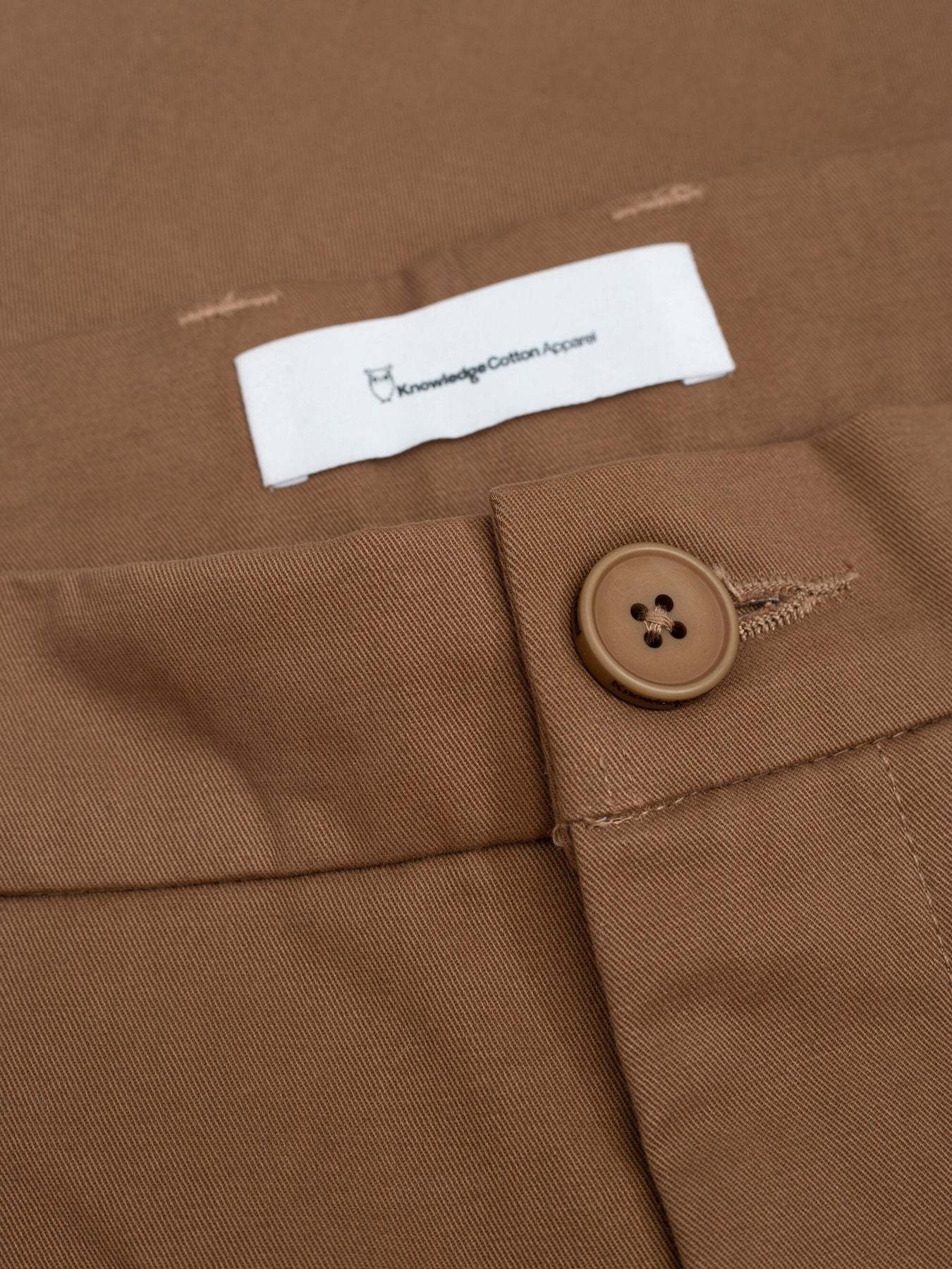 KnowledgeCotton Apparel KnowledgeCotton, Chuck Regular Chino Twill Pants, tuffet, 32/34