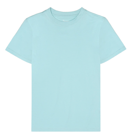 KnowledgeCotton Apparel KnowledgeCotton, Basic Pima T-Shirt, aqua, XS