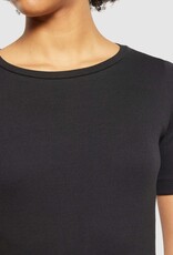 KnowledgeCotton Apparel KnowledgeCotton, Rib T-Shirt, black jet, L