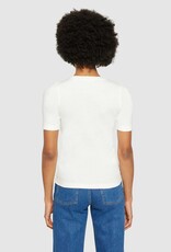 KnowledgeCotton Apparel KnowledgeCotton, Rib T-Shirt, star white, L