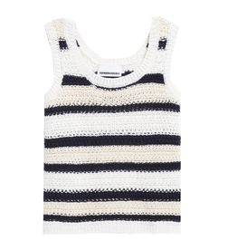 Armedangels Armedangels, Claaire Stripes, raw white-night sky, S