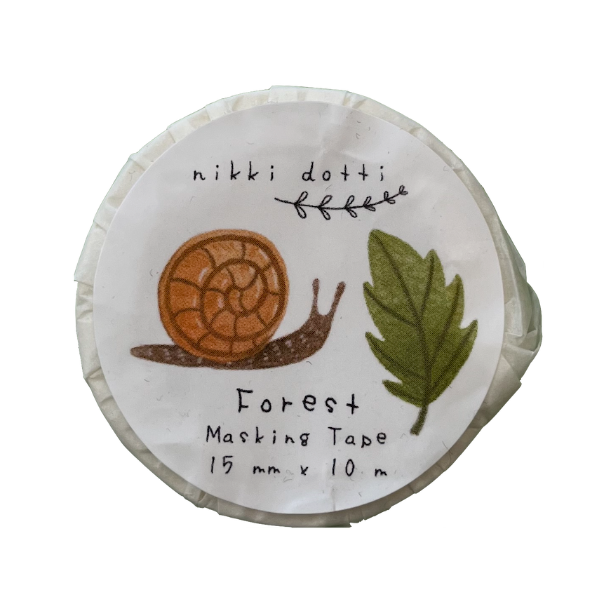 nikki dotti nikki dotti, Washi Tape, forest