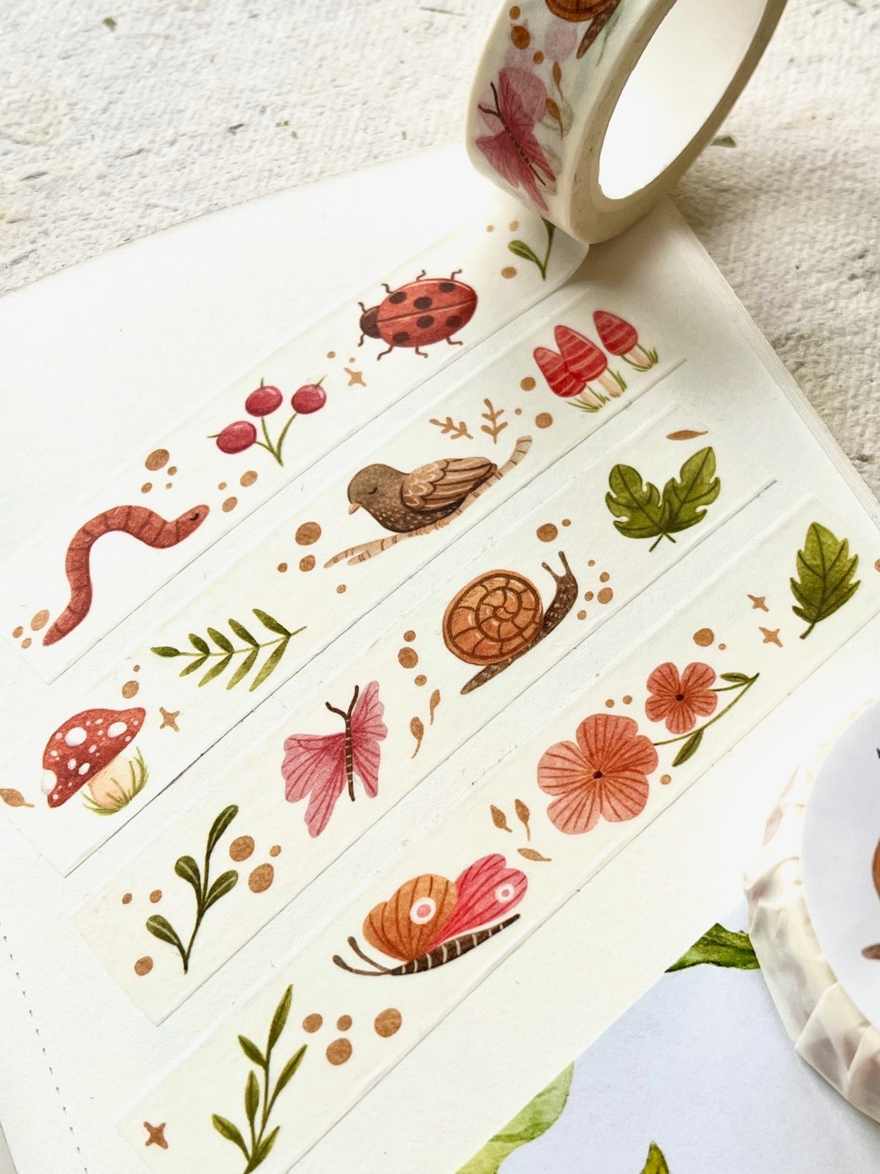 nikki dotti nikki dotti, Washi Tape, forest