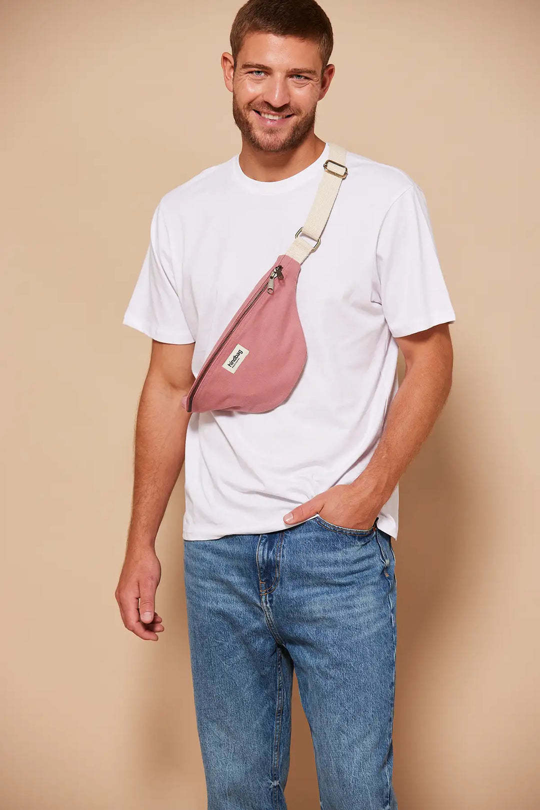 Hindbag Hindbag, Fanny Pack Olivia, blush