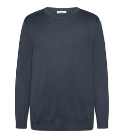 KnowledgeCotton Apparel KnowledgeCotton, Karl Crew Neck, vintage indigo, XL