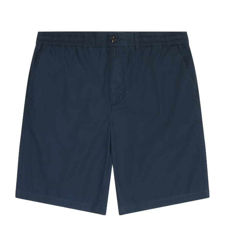 KnowledgeCotton Apparel KnowledgeCotton, Fig Loose Poplin Shorts, total eclipse, S