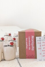 Picuru ceramicas Picuru Ceramicas, Amulett Kätzchen mit Marienkäferchen