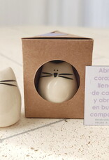 Picuru ceramicas Picuru Ceramicas, Amulett Kätzchen, weiss/schwarz