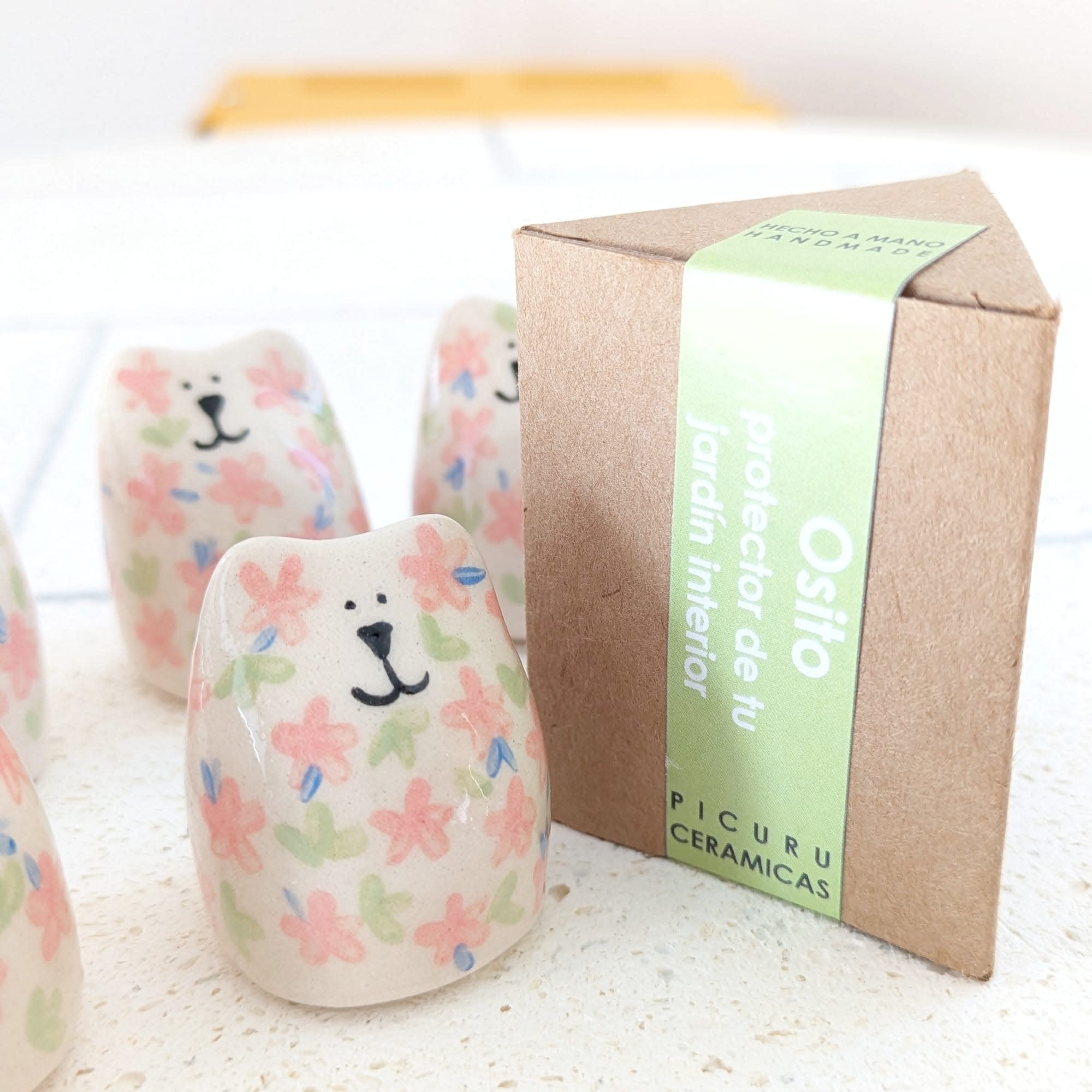 Picuru ceramicas Picuru Ceramicas, Amulett Blumenbär