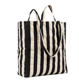 OMOM OMOM, Striped Tote Bag, black